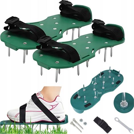 Schuh-Vertikutierer, Garten-Rasenlüfter, Feder-Vertikutierer (1/5)