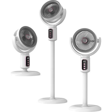 Ventilateur à Colonne d'Air USB - Silencieux, Pliable, Oscillant, pour Maison, Bureau - Alovez