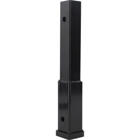Fabater Extension de Récepteur D'attelage Noir de 12 Pouces 5000 LB Capacité de Remorquage D'extension de Couplage de Remorque Fiable pour la Barre de Remorquage de Tuyaux de 2 Pouces (1/5)