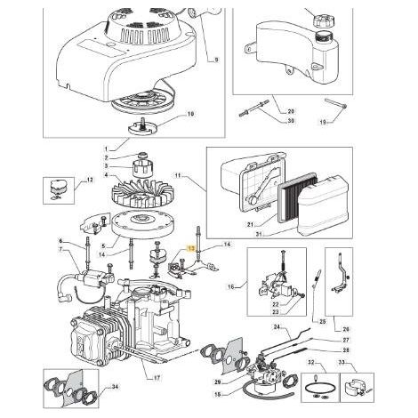SCHWUNGRADBREMSE 293030005-0001 ORIGINAL STIGA - 118550376/0