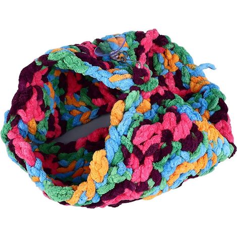 Hamac pour petite cage d'animal de compagnie, multifonctionnel, amusant, coloré, tissé et respirant, pour hamster ou planeur de sucre. (1/3)