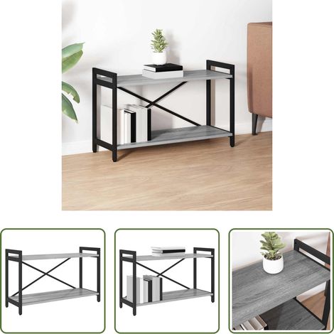 vidaXL Étagère moderne - Étagère Sonoma gris 40 x 30 x 85 cm Bois d'ingénierie (1/5)