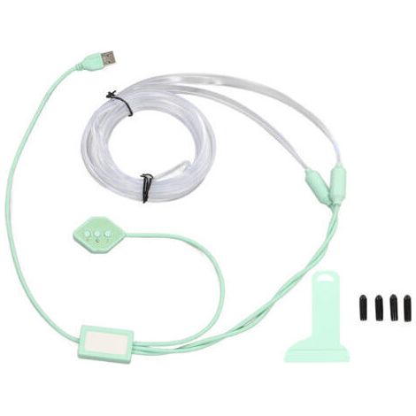 Bande lumineuse LED pour intérieur de voiture, 12V, contrle par application, son actif, rvb, 64 couleurs, lumière ambiante pour camions suv (1/4)