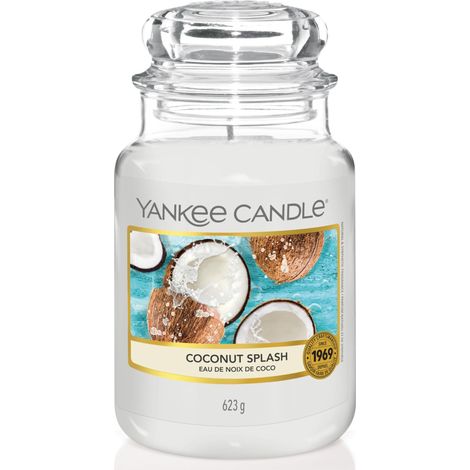 Grande Bougie en Jarre, Parfum Eau de Noix de Coco, 623 g (1/5)