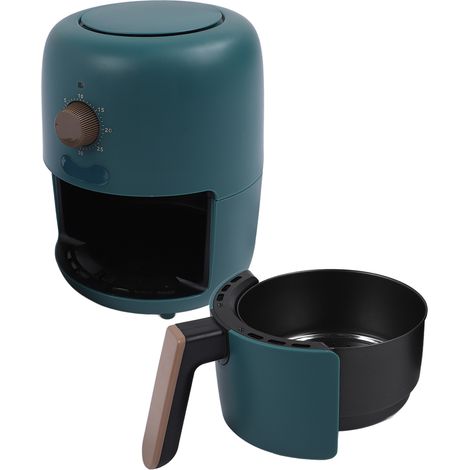 Friteuse sans huile 3,2 L, 1200 W, gain de temps, fonction de chauffe circulaire à 360°, four électrique sans huile pour la maison, les fêtes et les festivals, prise UE 220 V (1/5)