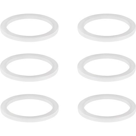 Lot de 6 Bagues coulissantes, Plastique, Diamètre 18 mm, Pour serrures et poignées (1/4)