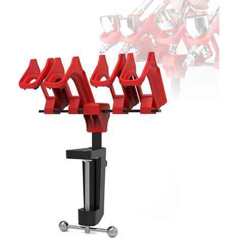 Support pour aérographe à dégagement rapide, porte-stylo de pulvérisation à traction rapide, réglable sur 30 mm, rotation à 360° pour une utilisation pratique et sans effort.