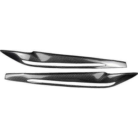 Set mit 2 Scheinwerferblendenaufklebern aus Kohlefaser für BMW X5 F15 2014-2017