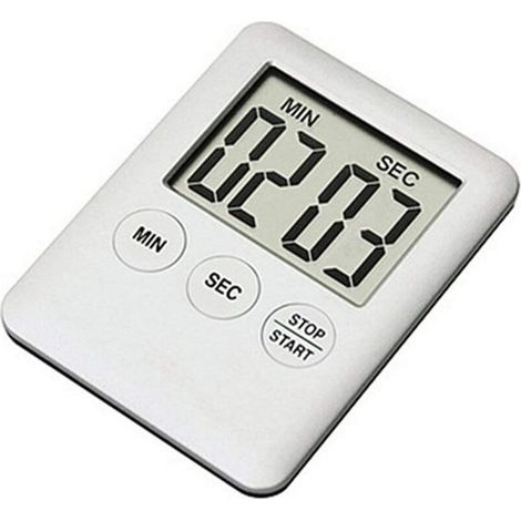 Minuteur Cuisine Numérique LED Compte à Rebours Électronique Portable Rappel Médicament (1/4)