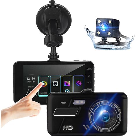 Dashcam, registrazione HD, visione notturna, A-JILUYI-BK (1/2)