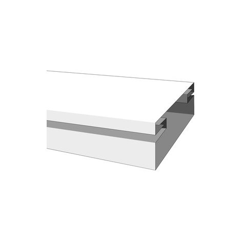 CANALINA CAVO ELETTRICO CHIUSA 1 SCOMPARTO 20X10MM 2MT