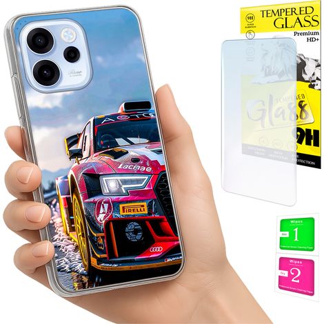 Custodia per Oppo Reno 15F / 15F FS Photo cover Cover posteriore + vetro 9H (1/5)