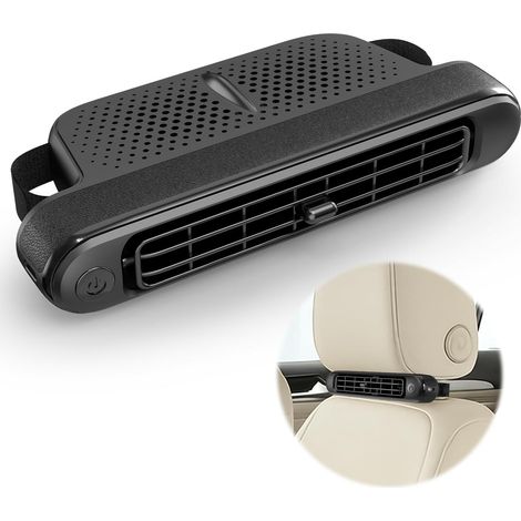 Ventilador de refrigeración para coche, ventilador USB para coche, ventilador eléctrico para coche con 3 velocidades, ventilador de aire de refrigeración (1/5)