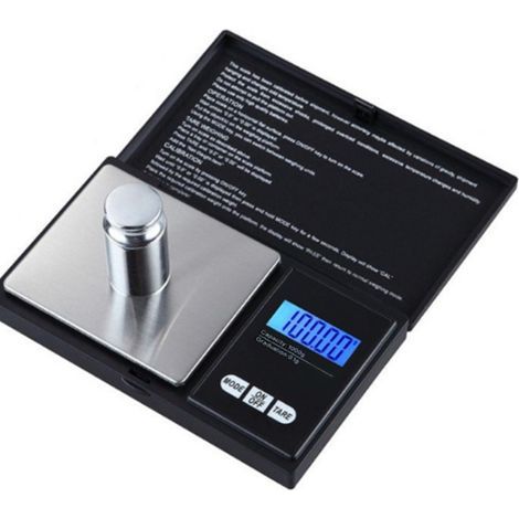 Mini balance de précision pour bijoux, 1000 g x 0,01 g, balance électronique de poche pour la cuisine et la maison. (1/4)