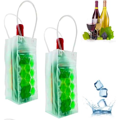 Manchon de refroidisseur de vin glacé, refroidisseur de vin glacé, refroidisseur de bouteille de vin, refroidisseur de bouteille de vin pour champagne rouge blanc ou étincelant. Support de (1/5)