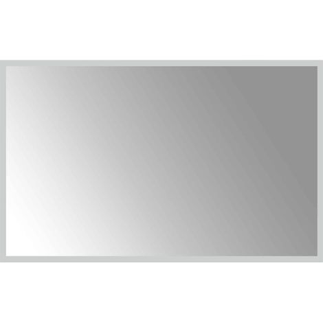 Espejo de baño LED Transparente 80 x 50 cm vidrio templado vidaXL (1/4)