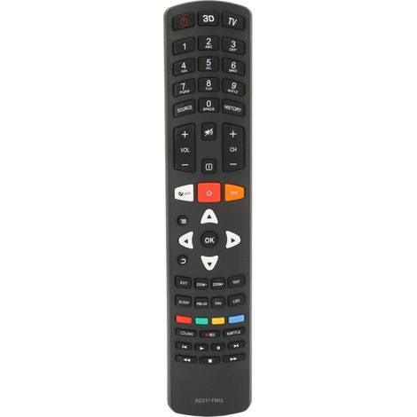 Ersatzfernbedienung für TCL-Fernseher L50P1US, L32S4690S, L43P1US, L50C1US, L55P1US, L43P2US, L49P2US, L55P2US und L65P2US (1/5)