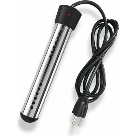 Elektrischer 2500-W-Wassererhitzer mit Tauchsieder, Pool-Wassererhitzer, tragbarer Wassererhitzer, geeignet für Teiche, schwarze Eimer (1/5)