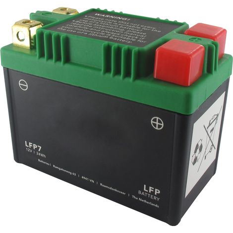 Batterie De Démarrage Lithium-fer-potassium (lifepo4 Ou Lfp) 12v 10a, Cca 120, 24wh, Remplace Batteries Acide/plomb Ytz5s, Ytx7l