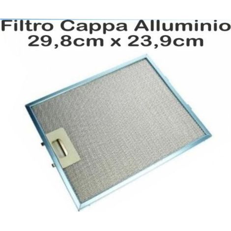 FILTRO CAPPA ALLUMINIO BEST MISURE 29,8cm x 23,9CM Metallico 08087358 ELECTROLUX