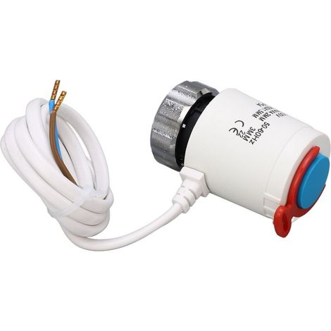 Remplacement de vanne de radiateur pour chauffage au sol, actionneur thermostatique électrique pour collecteur d'eau chaude, M30 x 1,5 mm, 230 V CA (1/5)