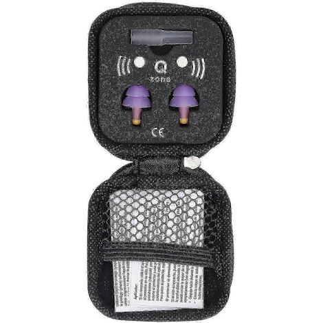 Bouchons d'oreilles réutilisables en silicone antibruit pour dormir, travailler, assister à des concerts ou nager (SZRH AC). (1/5)