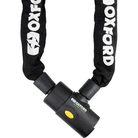 Chaîne de sécurité antivol Oxford avec alarme, 10 mm x 2 m