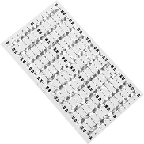 Règles graduées adhésives, lot de 20, en PVC adhésif, pour la (1/5)