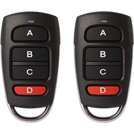 2PCS（68.3x35.7mm）telecommande 433mhz Universelle Portail, telecommande portail universelle, Duplicateur sans Fil clonage (1/4)