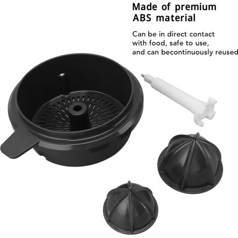 Ortviai Presse-agrumes pour Thermomix – Panier filtrant + cône de pressage en plastique ABS – Accessoire de jus frais (1/4)