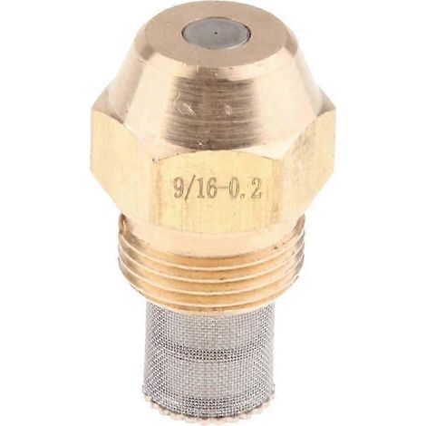 Buse de pulvérisation pour brûleur à mazout, raccord fileté extérieur 9/16", compatible avec les chaudières-0.2mm (1/5)