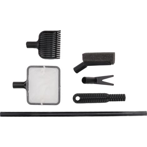 4-in-1 Aquarium-Reinigungsset mit langem Griff – Bürste für Mini-Glasaquarien