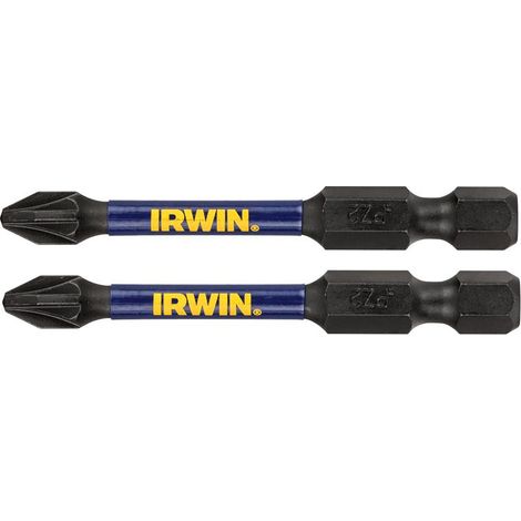 Irwin IW6061404 Impact Pro Performance Screwdriver Bits PZ2 57mm (Pack 5) IRWIW6061404