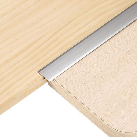 4Pcs 2.9ft x 0.79" Profilés De Transition En T Pour Sol, Bords En Alliage D'Aluminium Pour Revêtement Vinyle Pour Jointure De, Carrelage Et Intervalles De Sol, Gris (1/5)