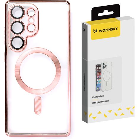Funda MagSafe galvanizada para Samsung Galaxy S24 FE - Rosa (1/5)