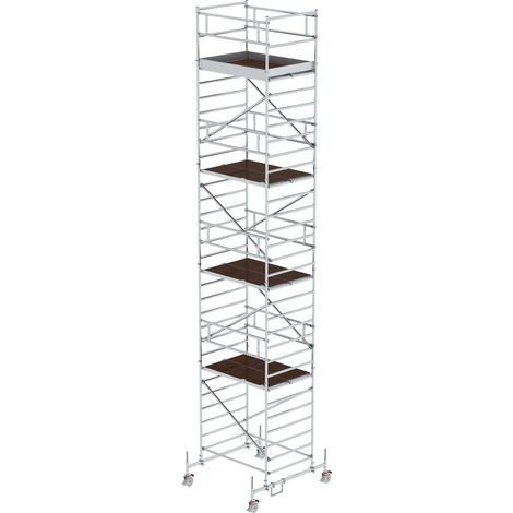 Munk Rollgerüst mit Doppelplattform 1,35x1,80m Plattform, 10,35m AH (1/2)