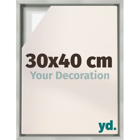 Your Decoration - Cadre flottant - Argent Mat - Cadre en caisse américaine pour toile sur chassis - MDF - Lyon (1/5)