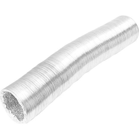 Flexibler Belüftungsschlauch mit 10 cm (4 Zoll) Durchmesser, doppelseitig, aus Aluminium, 4-lagiger Schutz, wasserdicht, 10 m / 393,7 Zoll. (1/5)