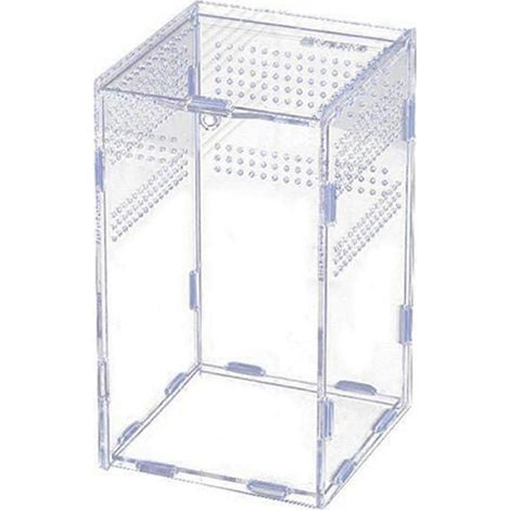 Terrarium acrylique pour reptiles - Boîte d'élevage transparente, cage d'alimentation pour insectes avec enclos arboricole (1/5)