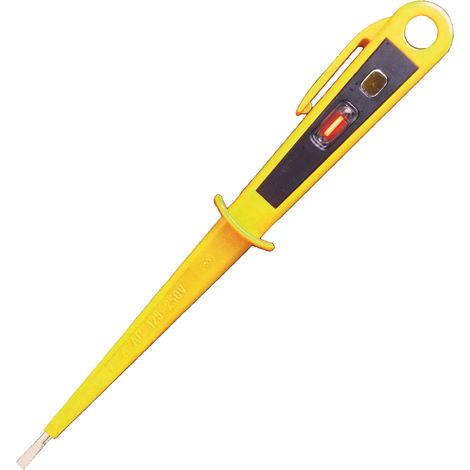 Spannungsprüfer 250 V, Schraubendreher 190 mm mit Kontrollleuchte, Schutzart IP54, PANPSD190 Pancontrol