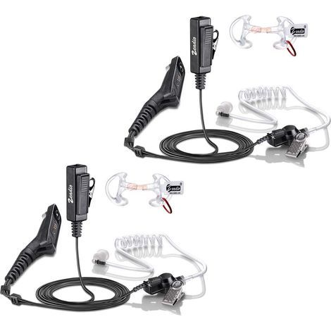 Acoustic Tube Monitoring Earpiece Headset with Other Molding for Multipin Motorola Walkie Talkie Radio (1/5)