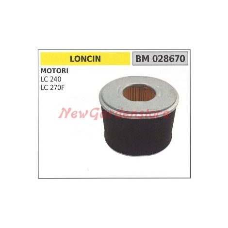 Filtro aria LONCIN motore trattorino rasaerba LC 240 270F 028670