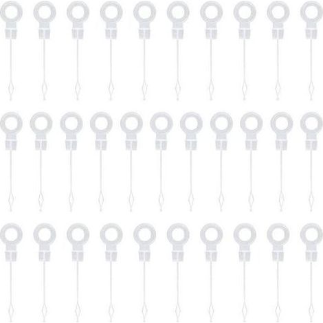 30 Pièces Piston Universel pour Trou de Vidange de Congélateur Tige de Nettoyage Plastique Outil de Nettoyage Réfrigérateur pour Déboucheur Congélateur Accessoires de réfrigérateur (1/4)