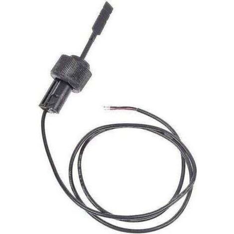 Interrupteur à flotteur noir pour capteur de débit – Compatible chauffe-eau et climatiseur – Matériau nylon durable – Longueur câble 1m (1/5)