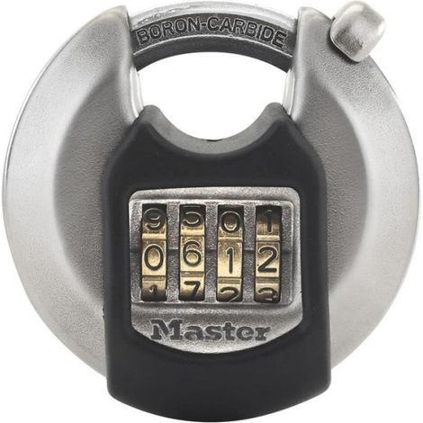 Cadenas Disque Excell en acier inoxydable 70mm - Master Lock M40EURDNUM (1/5)