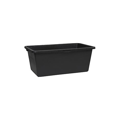 Cubeta de plástico capacidad 90 l 640 x 350 mm negro UE 3