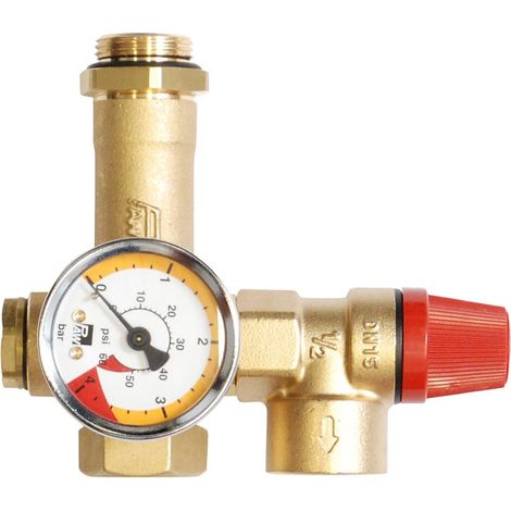 HeatBloCEco groupe de sécurité 50 kW pour répartiteur DN 25