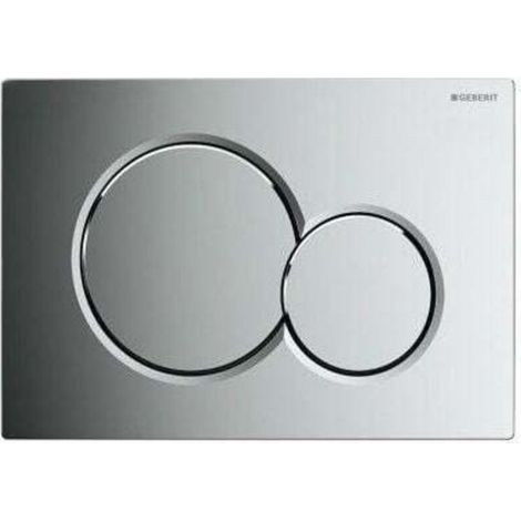 Plaque d'actionneur GEBERIT Sigma01, chromée, brillante - 115.770.21.5