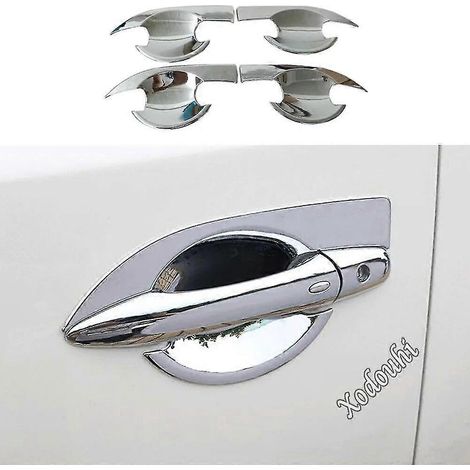 Für Nissan Patrol 2017 2018 2019 2020 2022 Autoaufkleber Styling Rahmen Panel Lampenleiste ABS Chrom Türschale Armlehne Handlauf 4-teilig