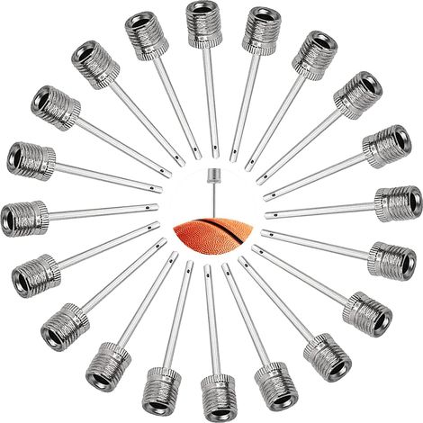 20pcs Ball Pump Needle Air Pump Needles Ball Pump Inflation Needles for Basketball Soccer Volleyball (1/5)